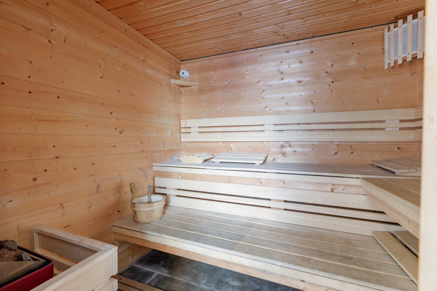 An hour of bliss in the Beach House sauna